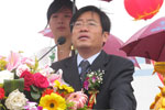 百路佳纯电动客车出口美国发布会现场