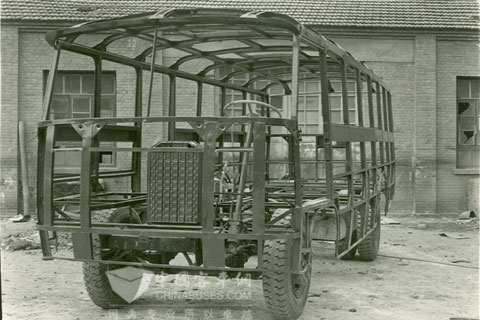 中通第一辆客车Q650车型骨架