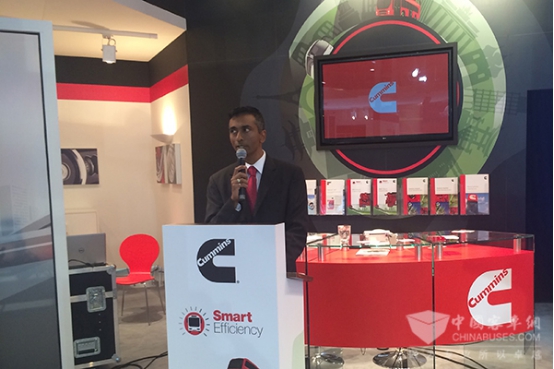 康明斯全球客车业务总经理KartikRamanan