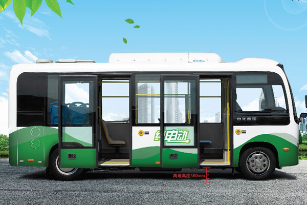 申龙SLK6663纯电动微循环城市客车