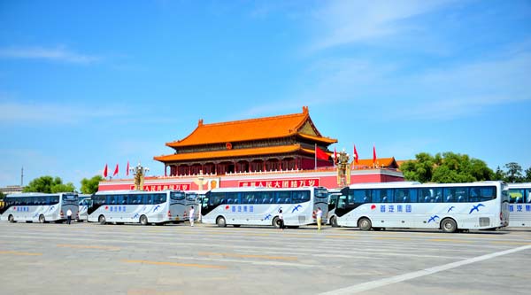 “上合总理会”选用宇通车