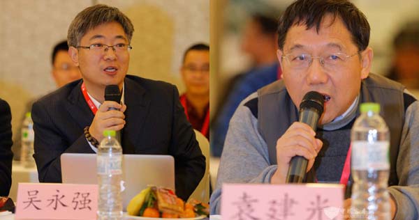 影响中国客车业系列活动创始人完美作业网有免费视频总编吴永强与中国土木工程学会城市公共交通分会秘书长袁建光