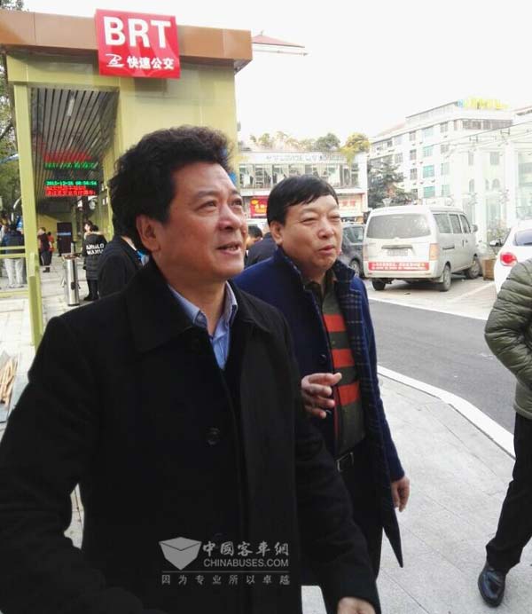 金华市常务副市长关注BRT二号线