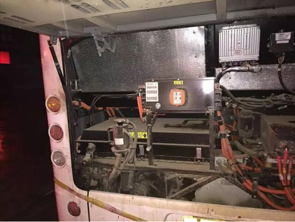 电池系统未起火