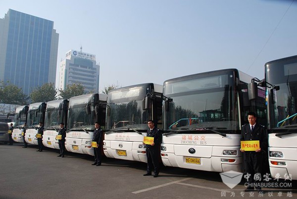 山东：诸城市首批72辆纯电动公交车投入运营