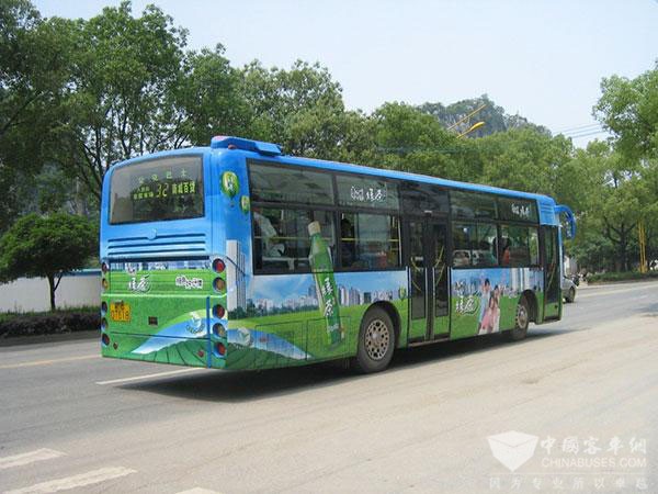 桂林公交首次使用新能源车型