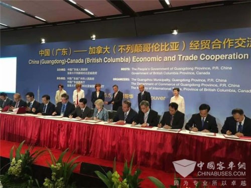 比亚迪获加拿大10亿大巴订单