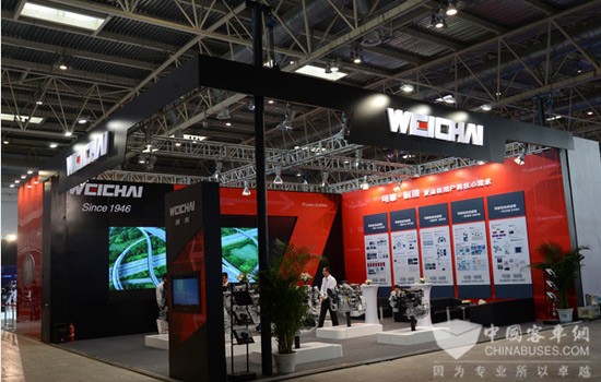 2016道路运输展：潍柴H平台发动机可靠性全面领先 夺人眼球