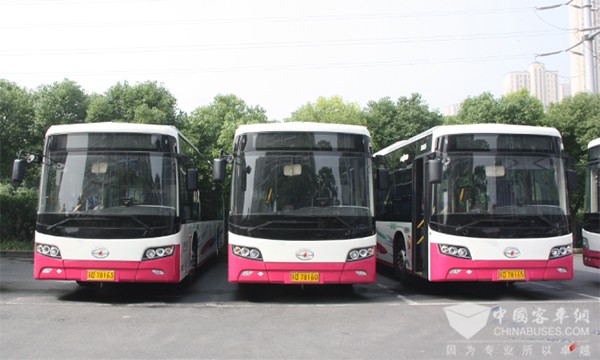 全国首批太阳能公交车常州投运