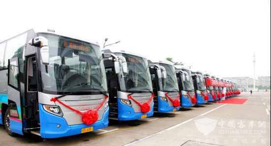 16辆斯堪尼亚·海格豪华客车添彩上海迪士尼