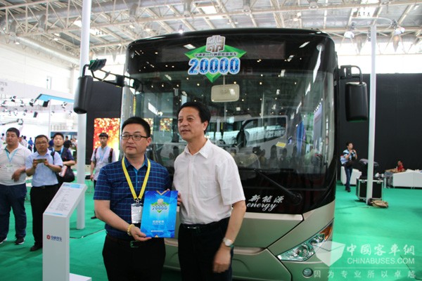 中通第二万辆新能源客车正式交付