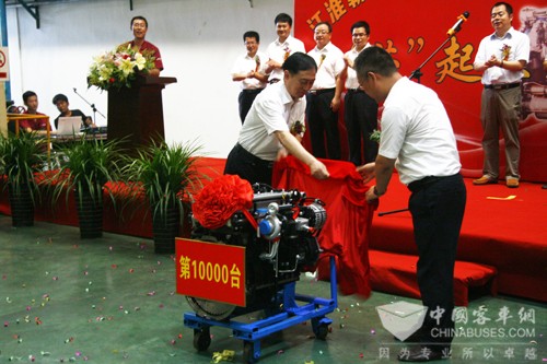 合肥江淮朝柴动力第10000台发动机成功下线