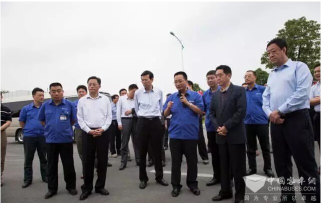 张爱军同志考察潍柴扬州板块