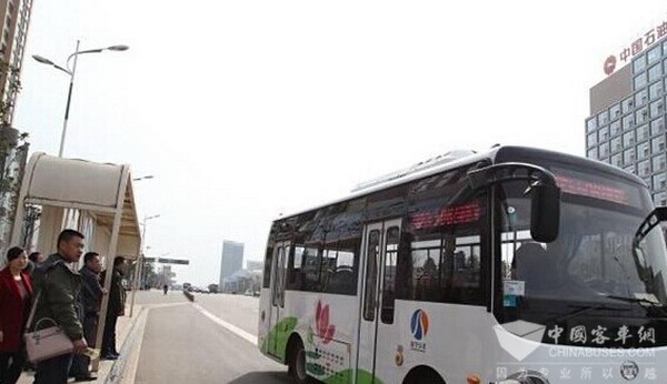 四川遂宁：首批3辆纯电动公交车投运