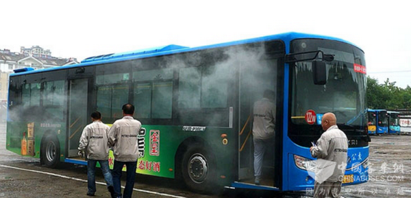 安徽淮南：开展新能源公交车安全应急演练
