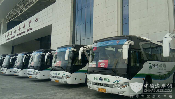 助力“绿色全运” 申龙客车与申龙人在行动