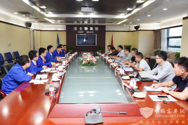 集瑞联合重工公司总经理李衍硕访问法士特