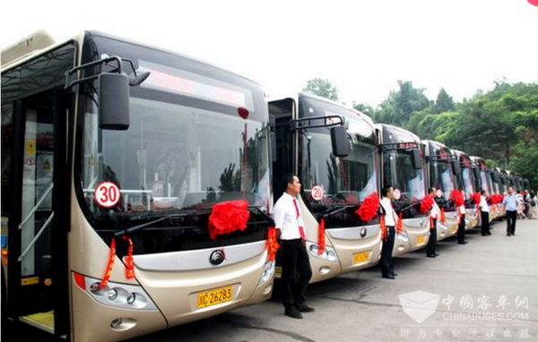 四川：自贡市富顺县投入运行50辆宇通新能源公交