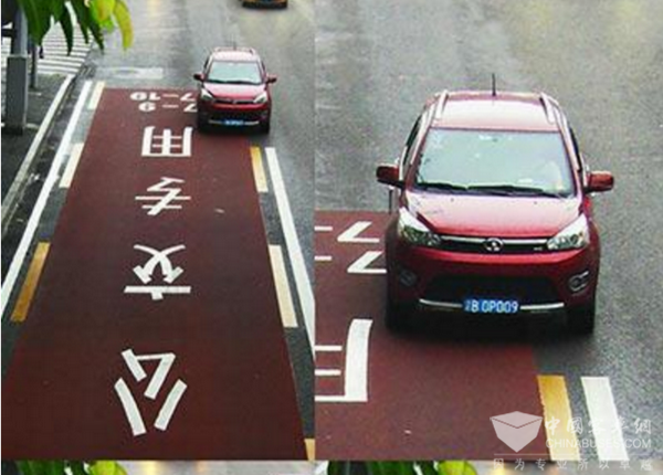 重庆首条公交优先车道正式执法处罚