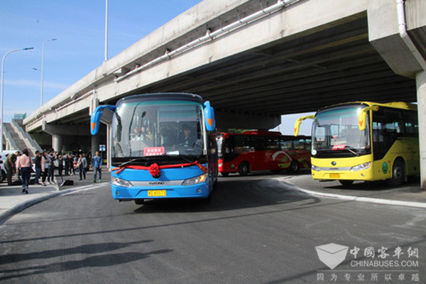 黑龙江：百辆宇通纯电动客车在佳木斯投入运营