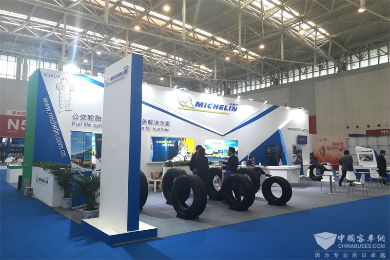2018 CTIB 天津客车展 米其林展位