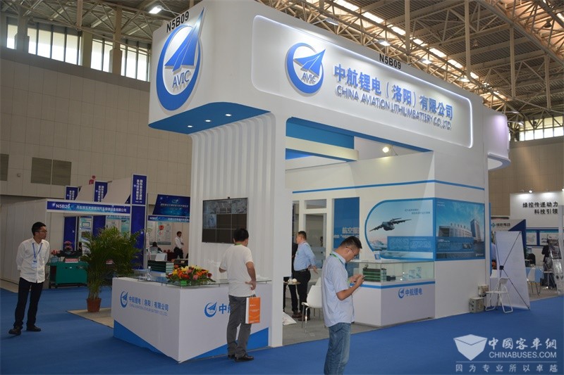 2018 CTIB 天津客车展 中航锂电展位