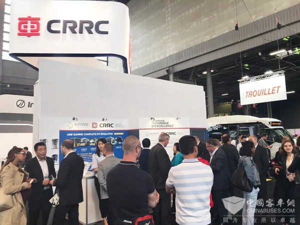 法国巴黎交通展，中车电动来“T”馆