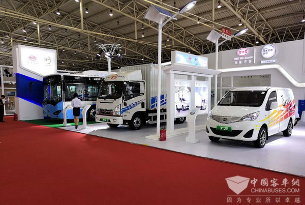 携精品之作而来  比亚迪商用车亮相国际电动车技术展