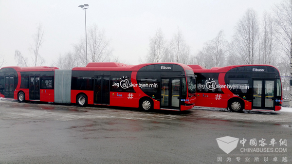 喜讯连连！比亚迪打造北欧最大纯电动铰接大巴车队