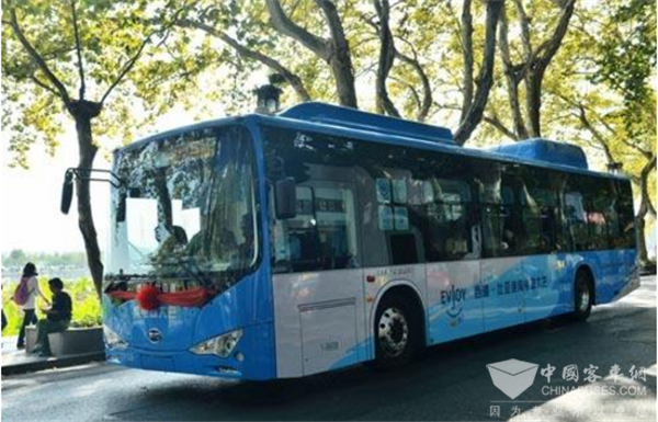 杭州：纯电动公交车运行总数达2274辆