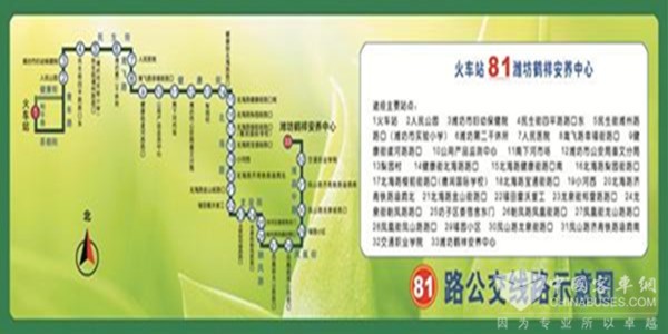 山东潍坊：81路公交线路终点站进行优化调整