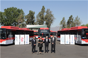 宇通100台纯电动客车交付智利