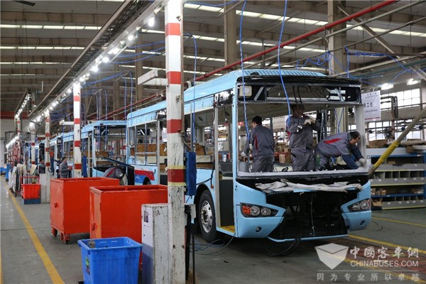 2019年新年开工，海格客车喜迎“开门红”