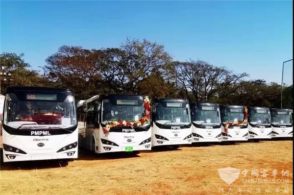 印度汽车重镇浦那追加订单125台，比亚迪打造当地最大纯电动大巴车队