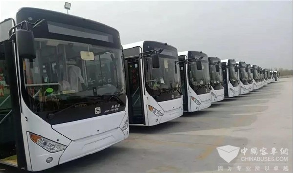 科技感十足！80台中通电动公交将在菏泽上线运营