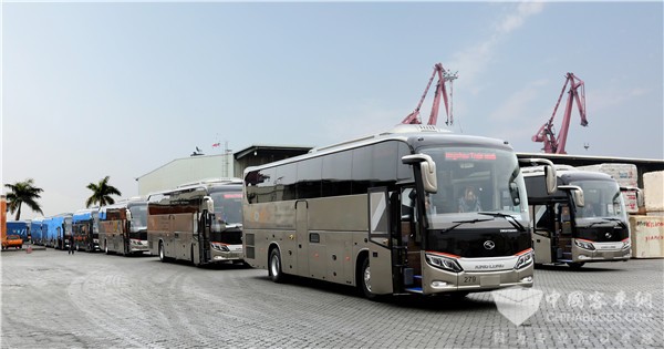 2915辆！金龙客车2019年第一季度客车出口位居行业首位