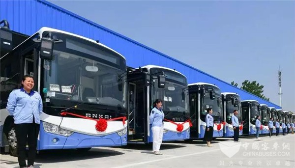 安徽：53台安凯新能源公交车上线！合肥经开区进入绿色公交时代