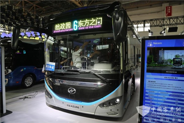 未来公交车什么样?海格“蔚蓝”给你答案