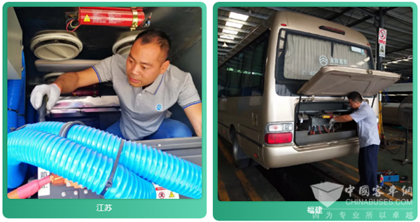 防微杜渐 金旅客车开展新能源车辆专项安全服务活动