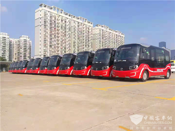 “萌巴士”上线了！ 金旅“星辰”微循环公交东莞开跑