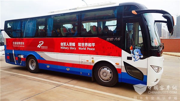 实力助阵国际赛事 第七届军运会安凯品质再获赞