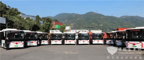 有颜值且有实力！开沃H6纯电动公交批量投放深圳盐田