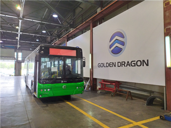 从产品输出到植根当地 金旅客车KD项目落户哈萨克斯坦