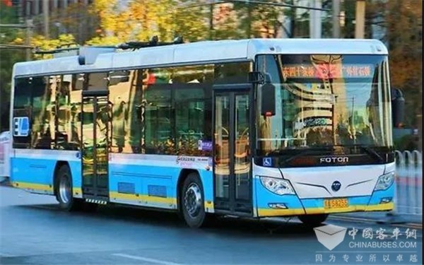 福田汽车联手北京公交成立新能源汽车公司 注册资本超22亿