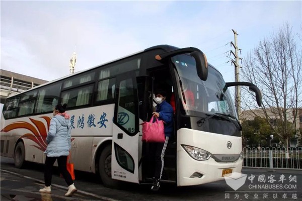 为通勤防疫加把“安全锁” 安凯客车复工战“疫”进行时