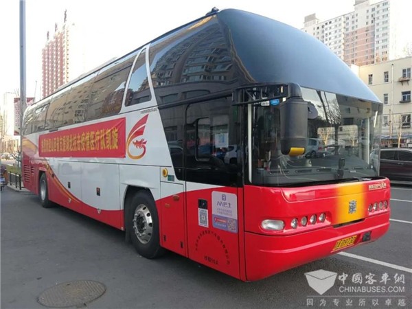 阳春三月，春暖花开！中车电动“梦巴客”护送英雄们平安凯旋