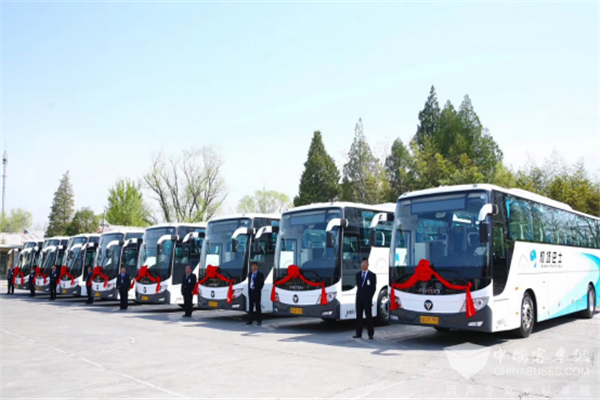 北汽福田、中石化、机场巴士、亿华通共推北京机场氢能交通