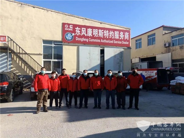 来自客户的认可与肯定 东风康明斯收到五千口罩