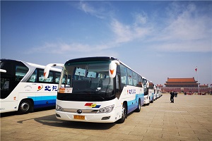 宇通连续16年服务全国两会 238台车辆上会占比近七成