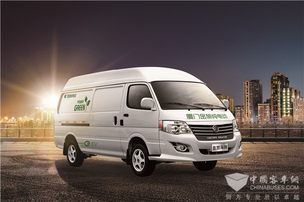 杀菌消毒 无忧冷链 金旅海狮C型纯电动冷藏车让安全加码